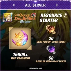 the seven deadly sins origin resource starter