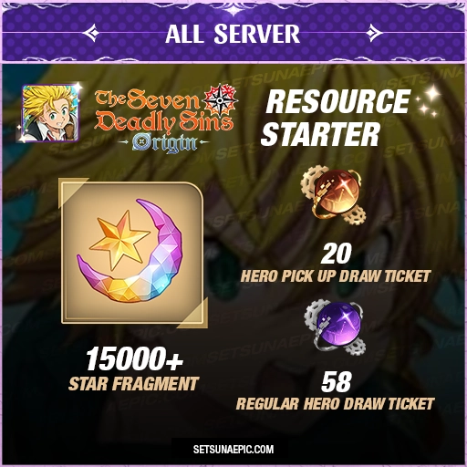 the seven deadly sins origin resource starter