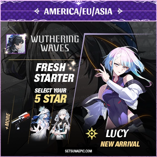 lucy wuthering waves ww fresh starter account