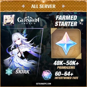 skirk genshin impact farmed starter account