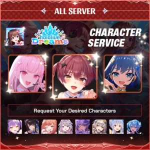 hololive Dreams Account Character Selective Service All Server